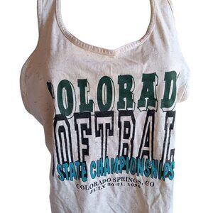 Vintage Single Stitch Medium 1996 Colorado Softball State Championships Tank Top